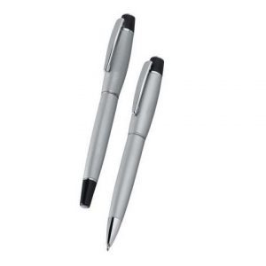 Bettoni Butler ballpen/roller set - silver (W-B1218SET/SLV)