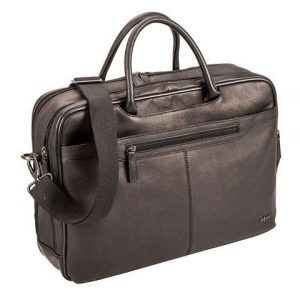 Broadway Computer Bag - Napoli Genuine leather - black (8871)