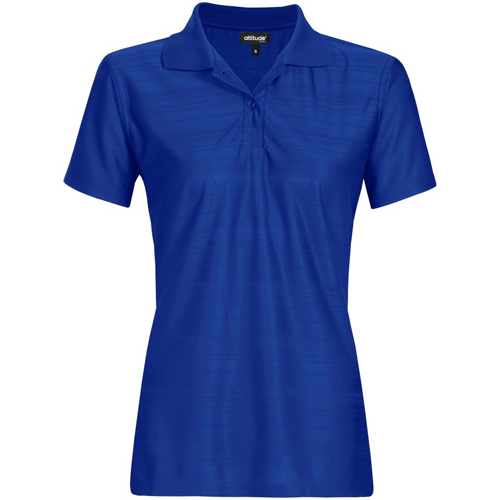 Altitude Milan Golf Shirt - Ladies - royal blue