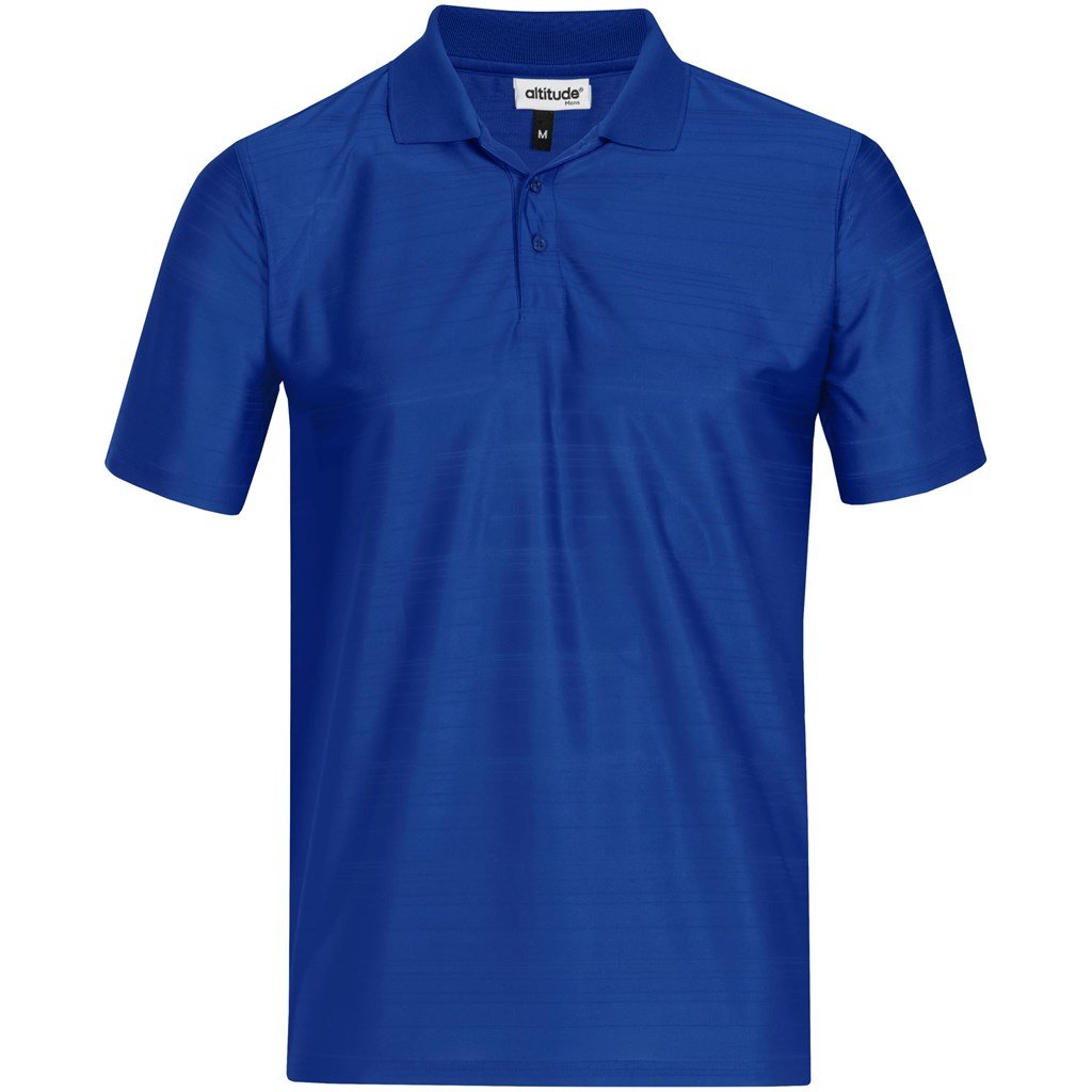 Altitude Milan Golf Shirt - Mens - royal blue