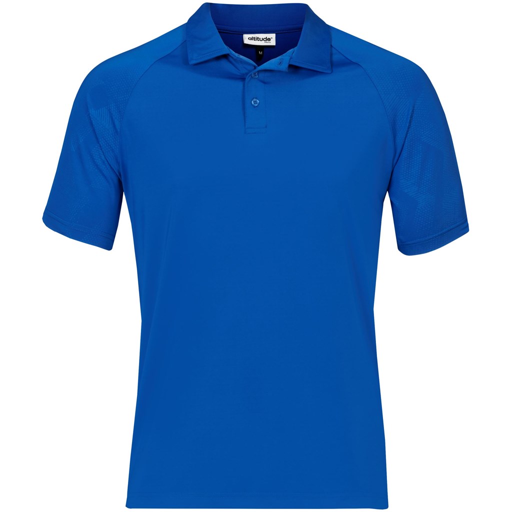 Altitude Santorini Golf Shirt - Mens - blue