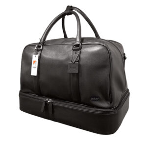 President Double Decker Golf Bag- Napoli Leather - black (8835)