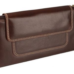 Adpel Purse with Press Button Closure - brown (9969)