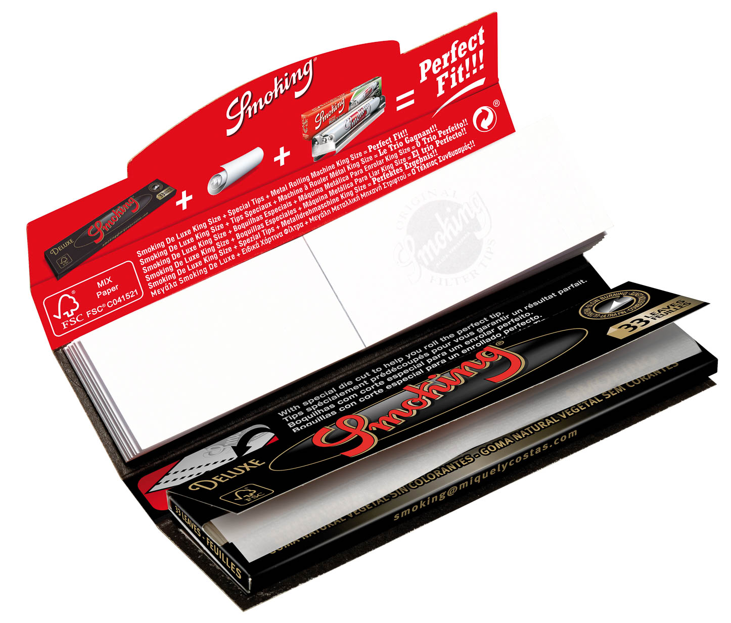 Smoking DeLuxe King Size and filter tips (SM15)