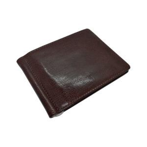 Vitello Leather Money Clip - brown (6694)