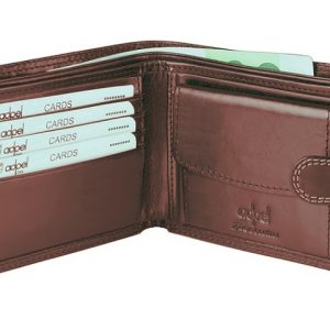 Billfold Wallet with Tab Closure - Dakota leather - brown (9918)