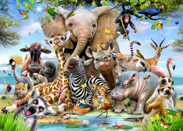 Africa Selfie (1000 Piece Puzzle)