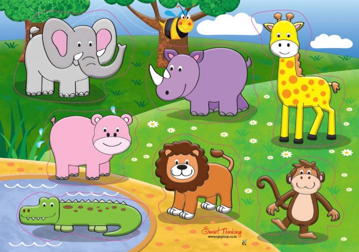 Wild Animals peg puzzle (RGS2006)