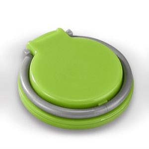 Coil-Ring Grip and Phone Stand - lime