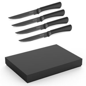Dolan Steak Knife Set (4) - black (LS-6605)
