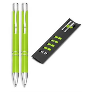 Elektra Ball Pen and Clutch Pencil Set - lime (Penset-2015)