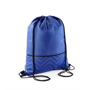 Waverly Drawstring Bag - blue