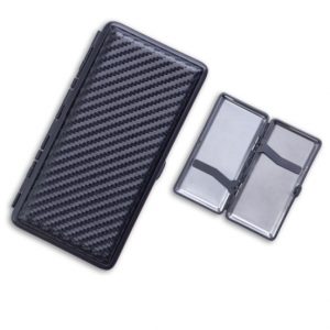 Cigarette Case - Angelo rubber carbon fibre look, 120s (Cigg098)