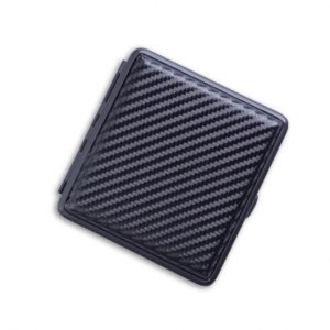 Cigarette Case - Angelo rubber carbon fibre look, 20s (Cigg097)