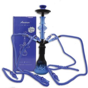 Hubbly Bubbly: Amaren Flames 4 Way with silicone head - Medium (PIP080)