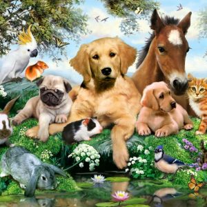 Summer Pals (80pc Puzzle) (RGS359)