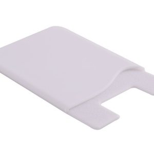 Silicone Cellphone Card Holder - white (P2424W)