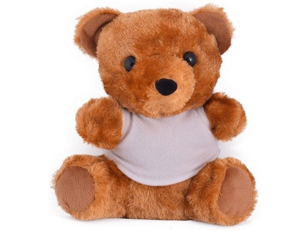 Teddy Plush Toy - white-brown (P2528W)
