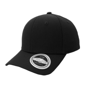 Uflex 6 Panel Curved Peak Snapback - black (U15608)
