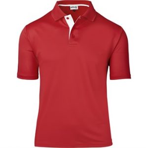 Altitude Kids Tournament Golf Shirt - red