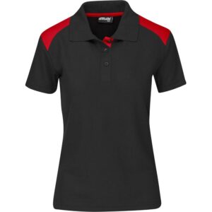 Altitude Apex Golf Shirt - Ladies - black/red
