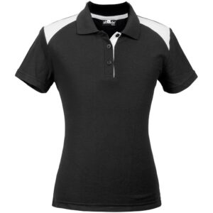 Altitude Apex Golf Shirt - Ladies - black/white