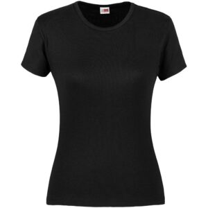 US Basic Ladies California T-Shirt - black (BAS-9015)