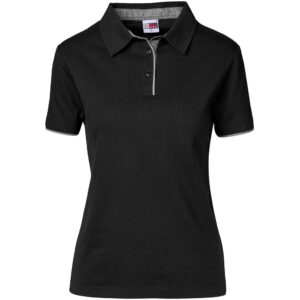 US Basic Delta Golf Shirt - Ladies - black (BAS-11203)