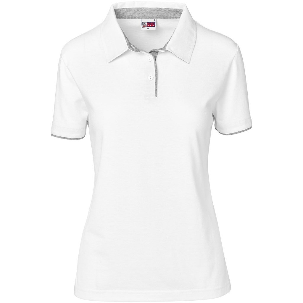 US Basic Delta Golf Shirt - Ladies - white (BAS-11203)