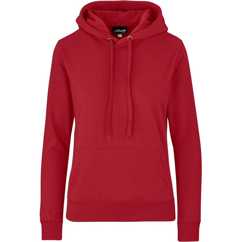 Altitude Essential Hooded Sweater - Ladies - red