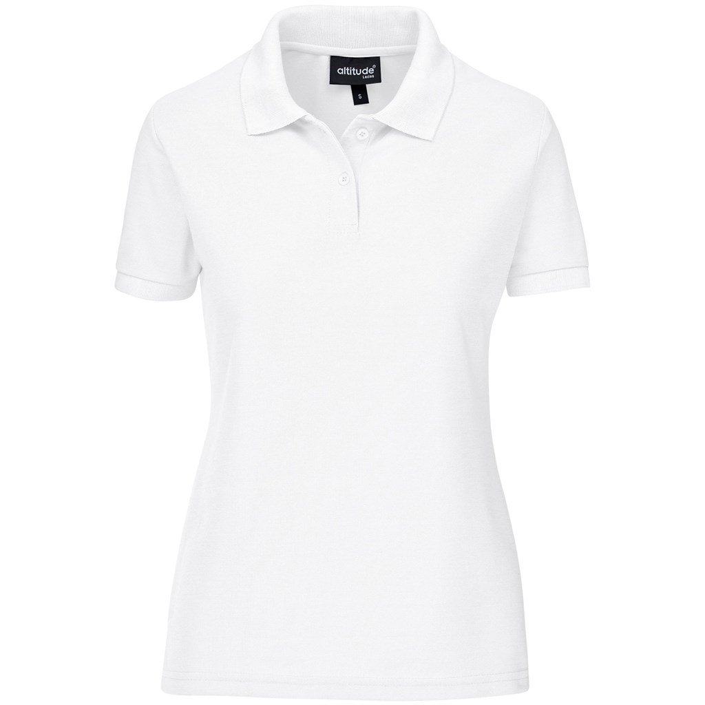Altitude Everyday Golf Shirt - Ladies - white