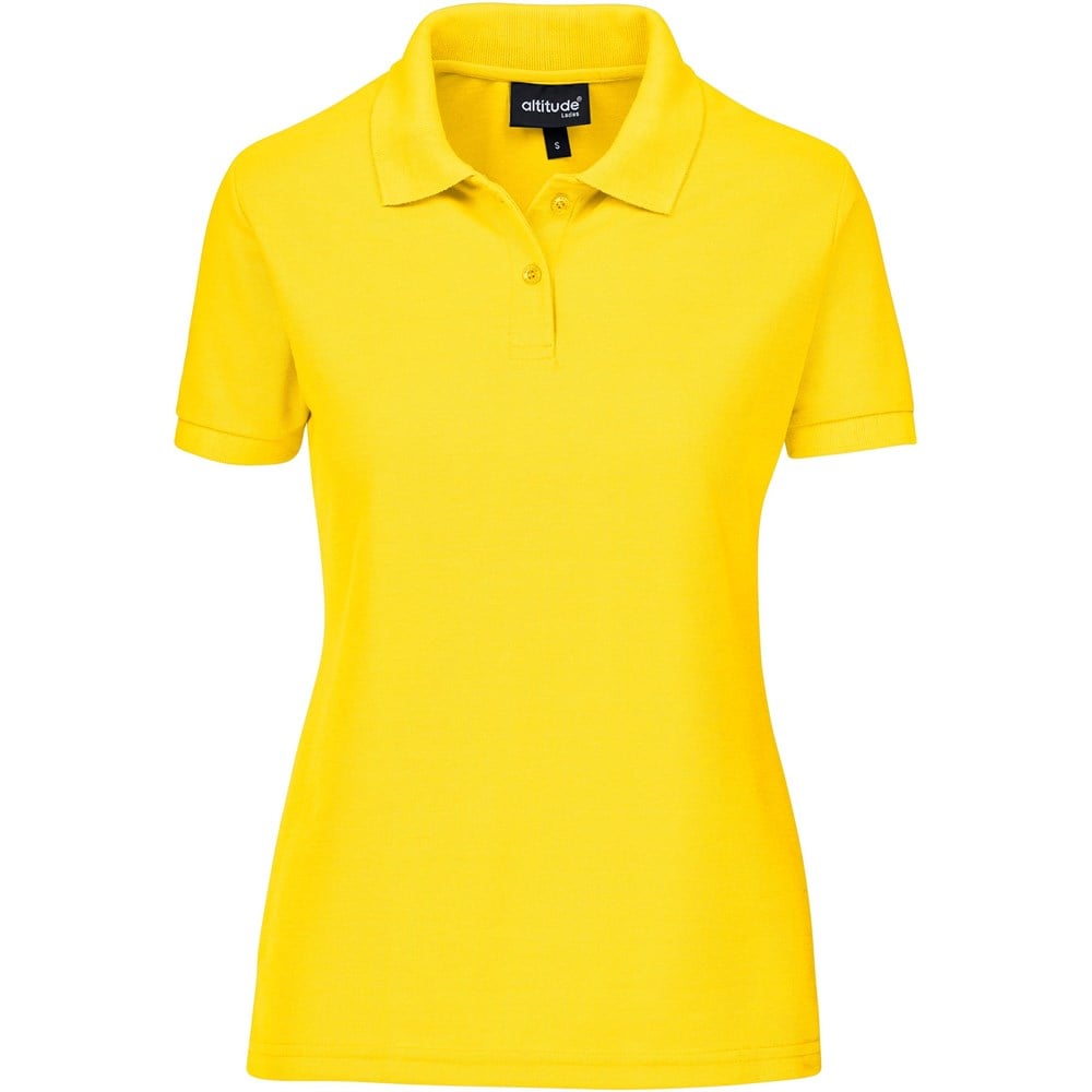 Altitude Everyday Golf Shirt - Ladies - yellow