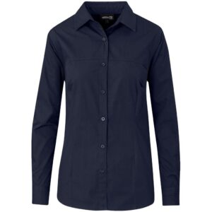 Altitude Long Sleeve Empire Shirt - Ladies - navy