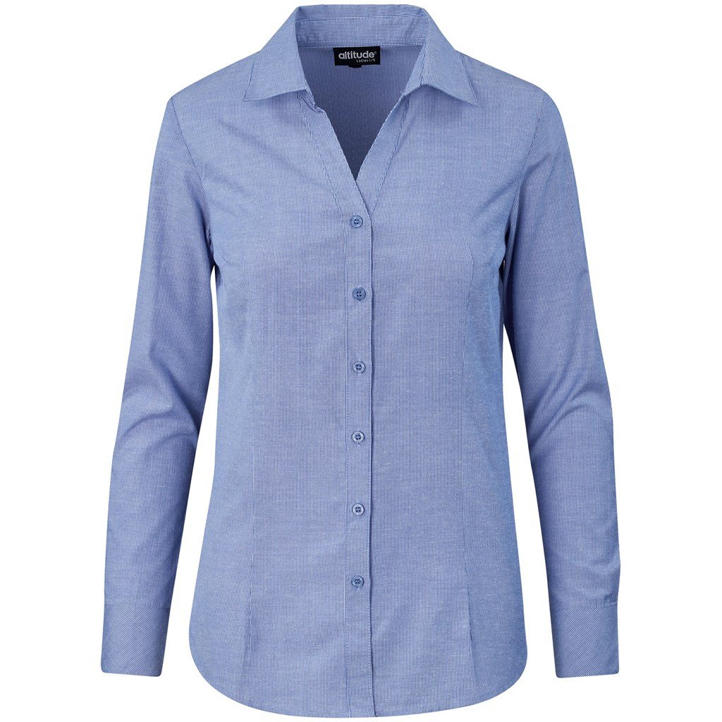 Altitude Long Sleeve Northampton Shirt - Ladies - royal blue
