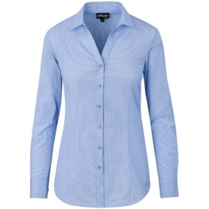 Altitude Long Sleeve Northampton Shirt - Ladies - sky blue