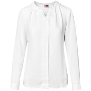 US Basic Ladies Long Sleeve Zenobia Blouse - white (BAS-11208)