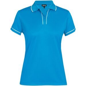 Altitude Osaka Golf Shirt - Ladies - cyan