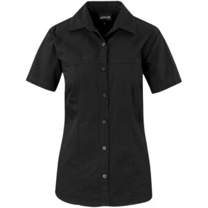 Altitude Short Sleeve Empire Shirt - Ladies - black