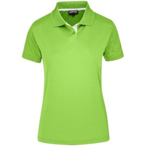 Altitude Tournament Golf Shirt - Ladies - lime