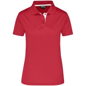 Altitude Tournament Golf Shirt - Ladies - red