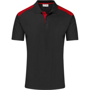 Altitude Apex Golf Shirt - Mens - black/red