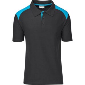 Altitude Apex Golf Shirt - Mens - cyan