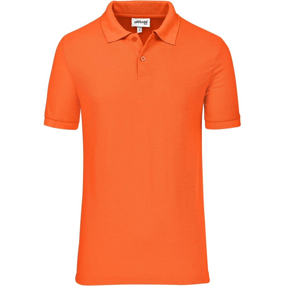 Altitude Everyday Golf Shirt - Mens - orange