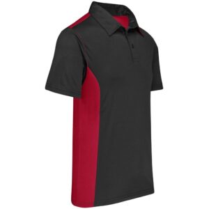 Slazenger Glendower Golf Shirt - Mens - black/red (SLAZ-11400)