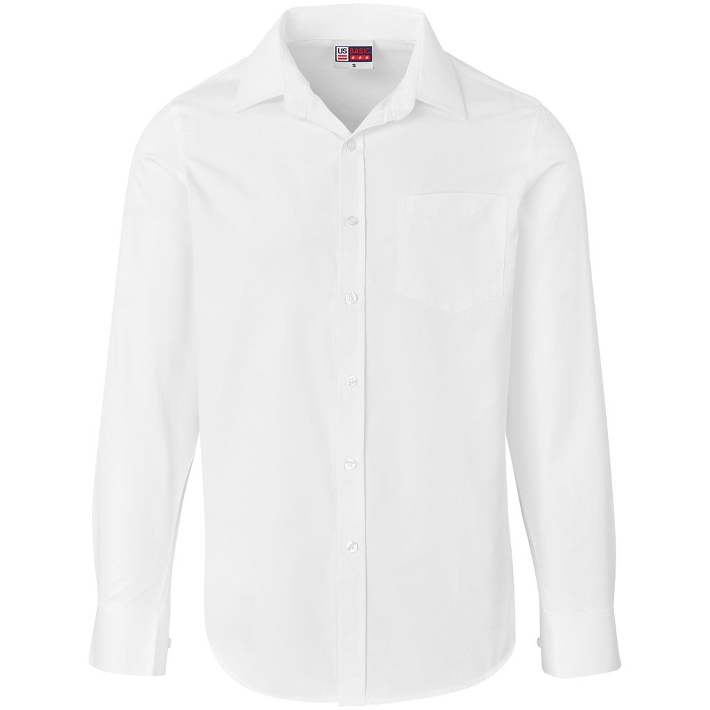 US Basic Long Sleeve Carolina Shirt - Mens - white (BAS-10260)