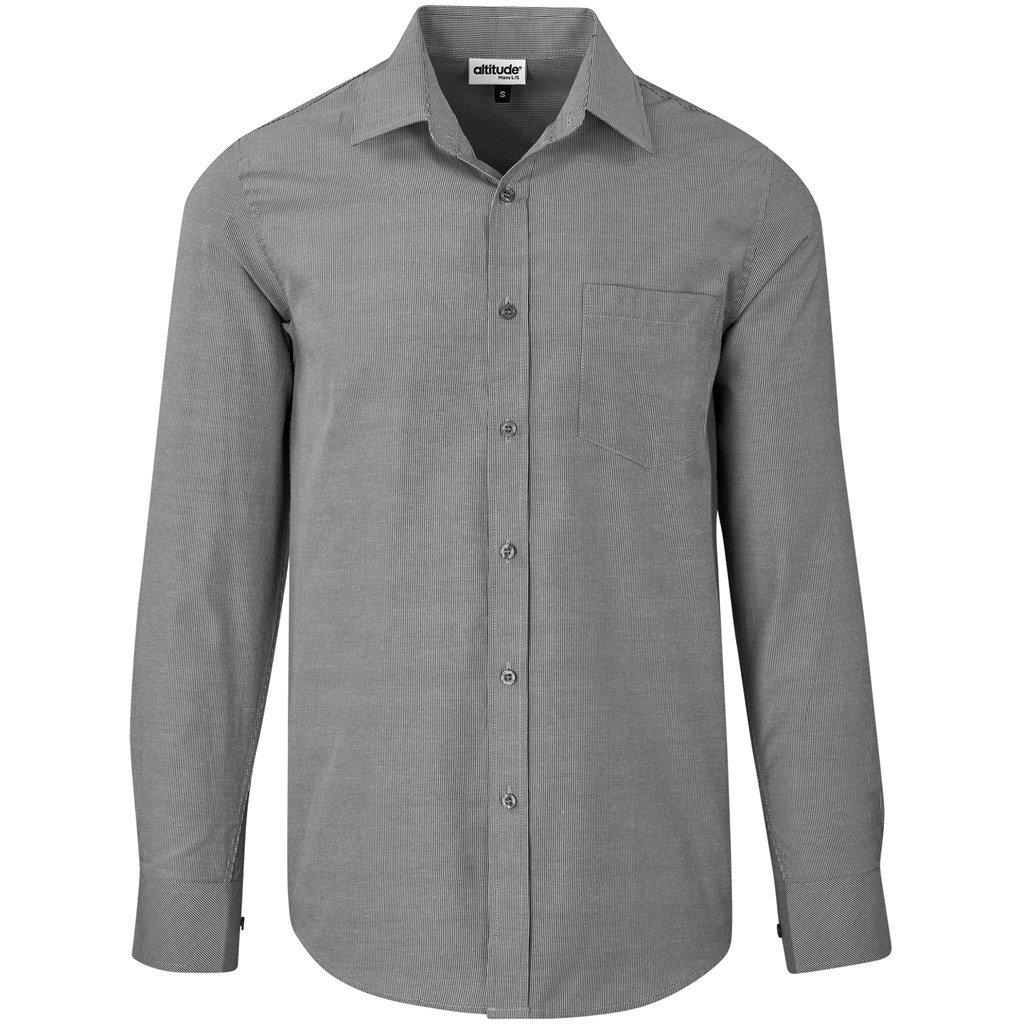 Altitude Long Sleeve Northampton Shirt - Mens - black