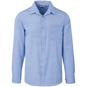 Altitude Long Sleeve Northampton Shirt - Mens - sky blue