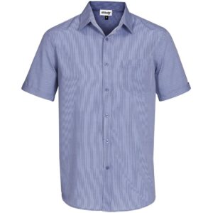 Altitude Short Sleeve Northampton Shirt - Mens - royal blue