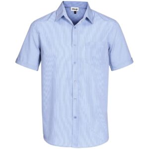 Altitude Short Sleeve Northampton Shirt - Mens - sky blue