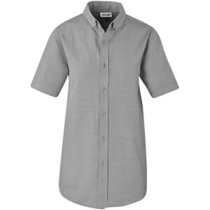 Altitude Short Sleeve Nottingham Shirt - Mens - grey
